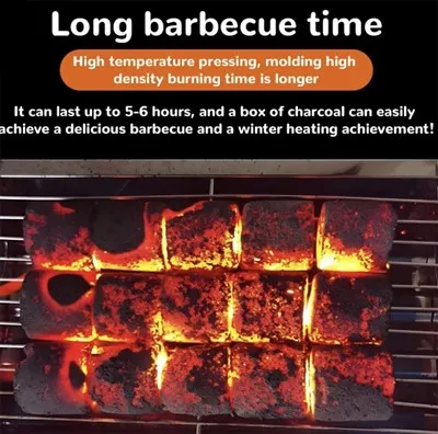 VIÐKOL Vistvæn náttúruleg reyklaus hágæða bambuskol fyrir grillið